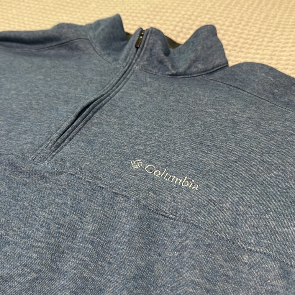 Columbia Blue Fleece Pullover